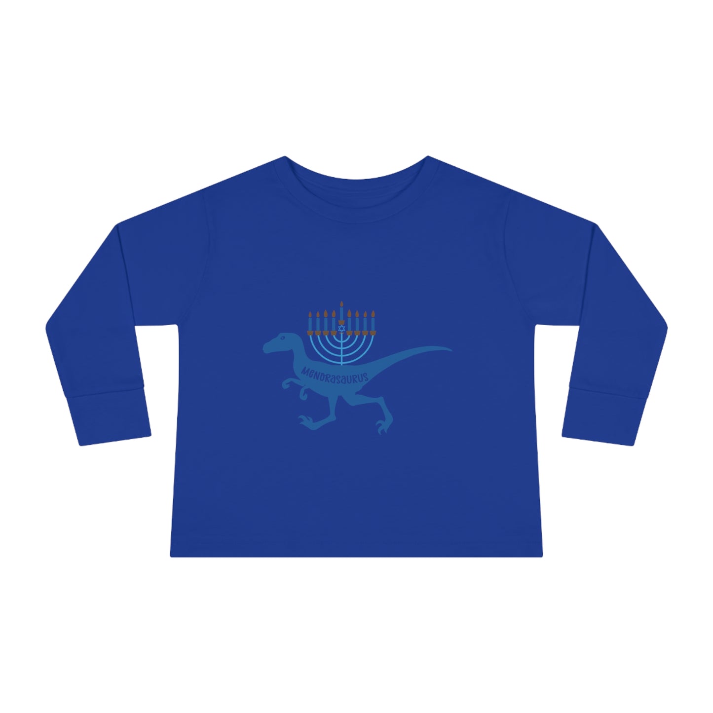 Menorahsaurus holidayToddler Long Sleeve Tee