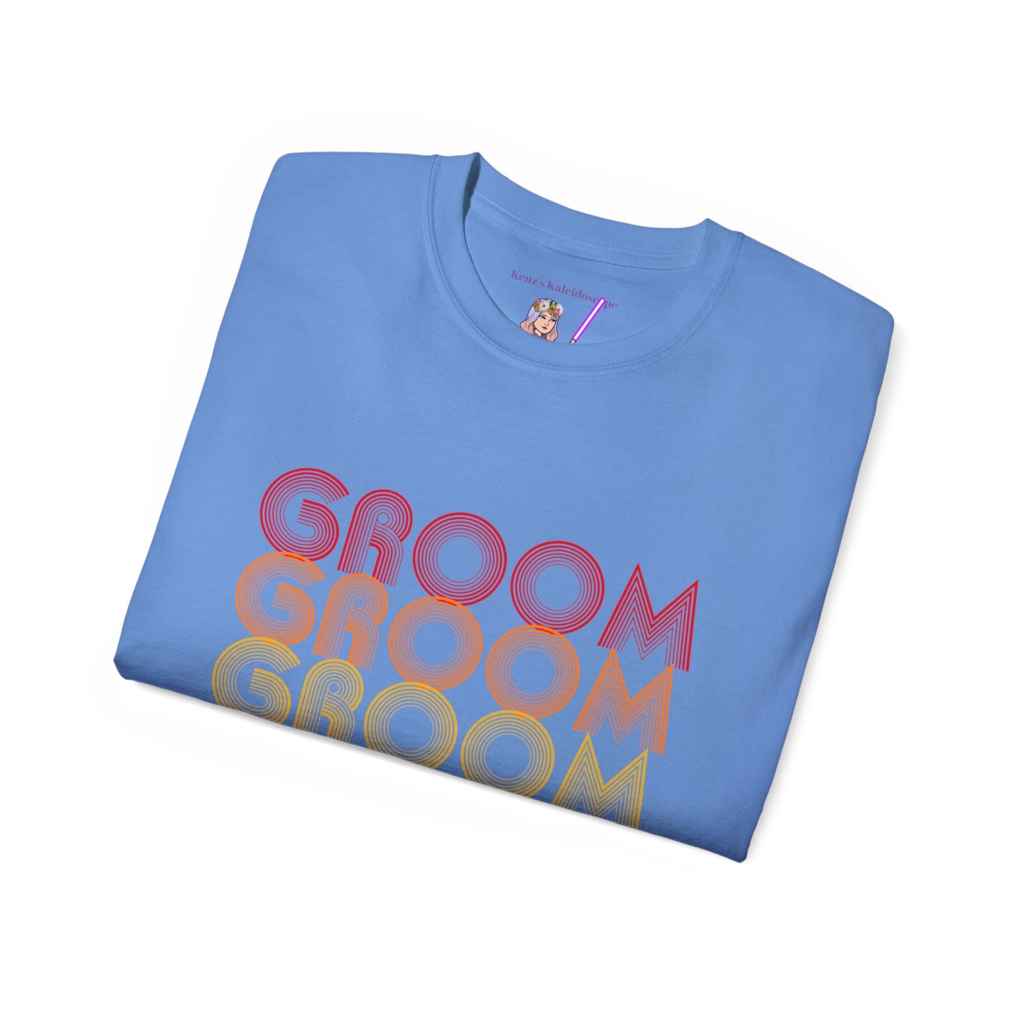 Groom Engagement Party Retro Fade, S-5XL, Unisex Ultra Cotton Tee