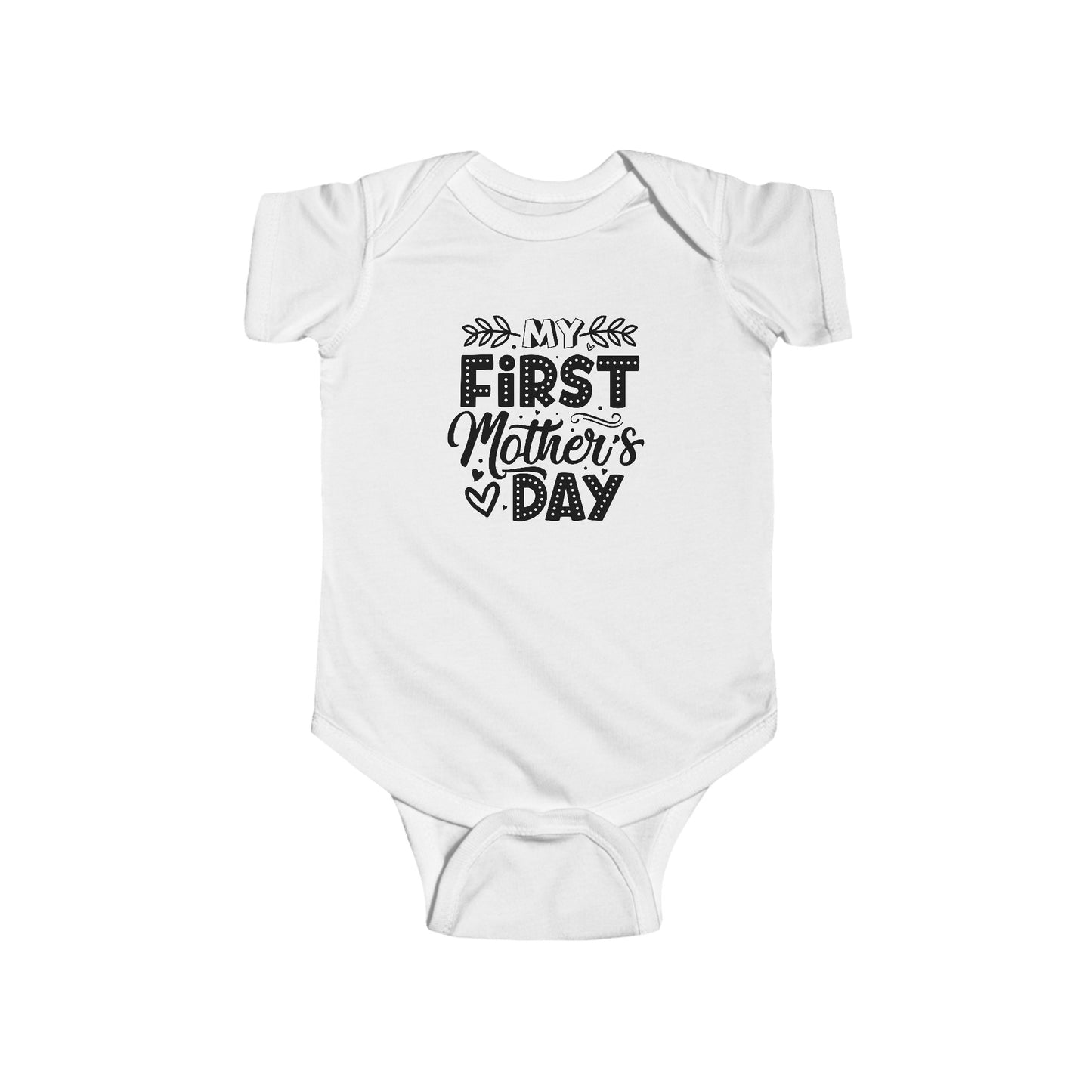 Mother's Day, First Mothers Day Onesie,  Newborn -24M, Infant Fine Jersey Bodysuit