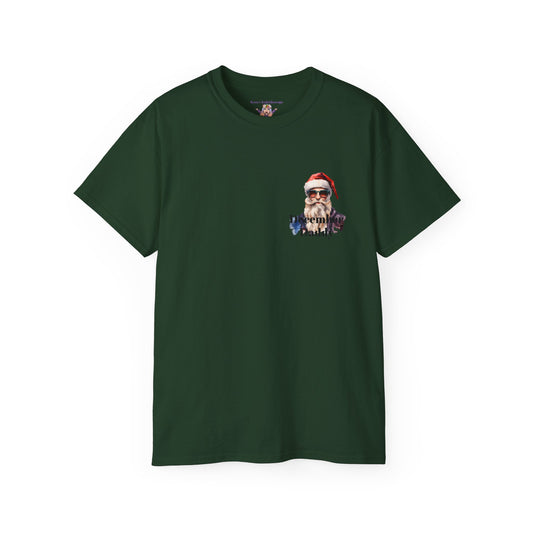 December Daddy Santa Holiday Unisex Ultra Cotton Tee