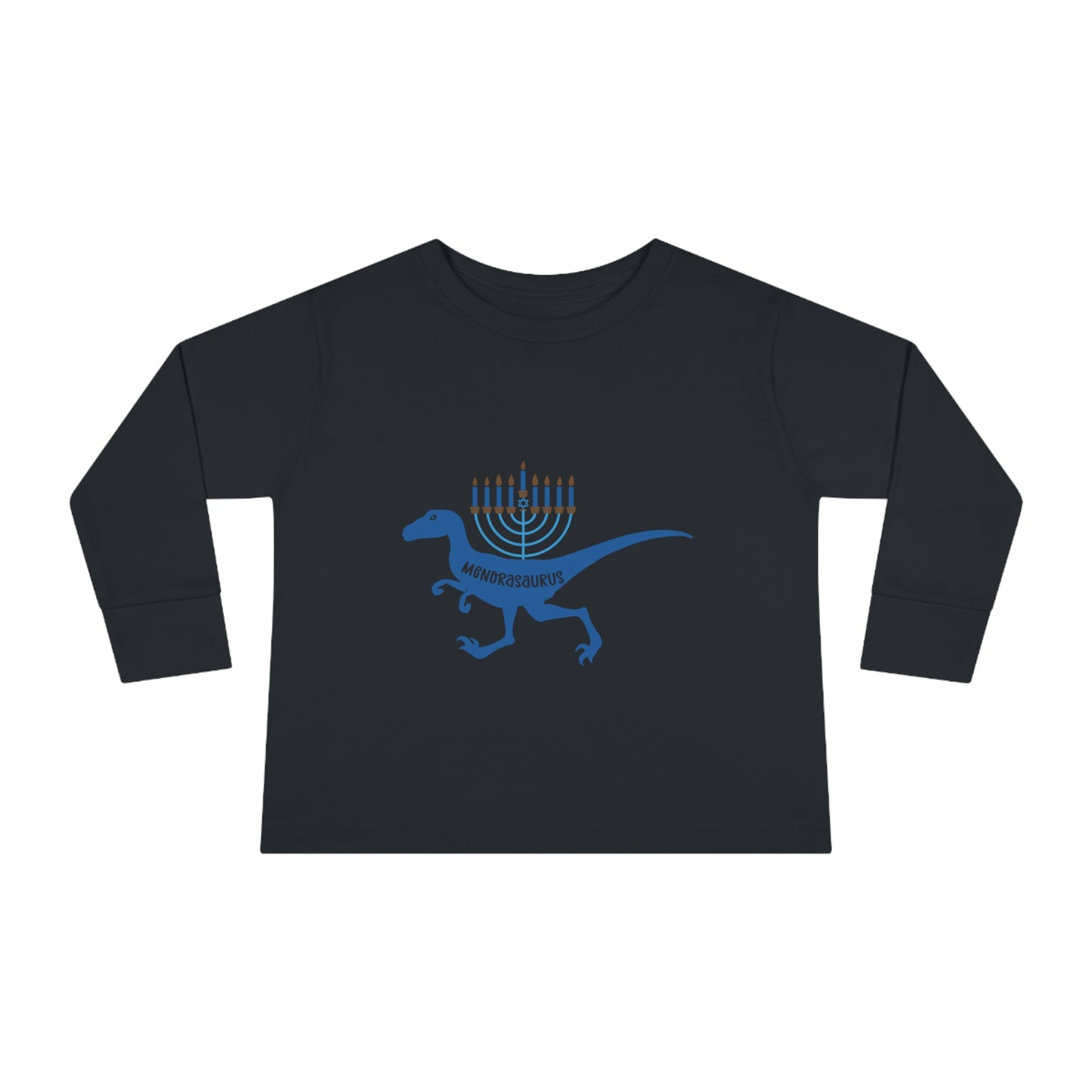 Menorahsaurus holidayToddler Long Sleeve Tee