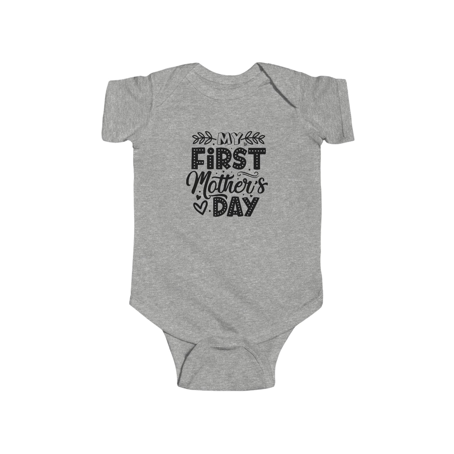 Mother's Day, First Mothers Day Onesie,  Newborn -24M, Infant Fine Jersey Bodysuit