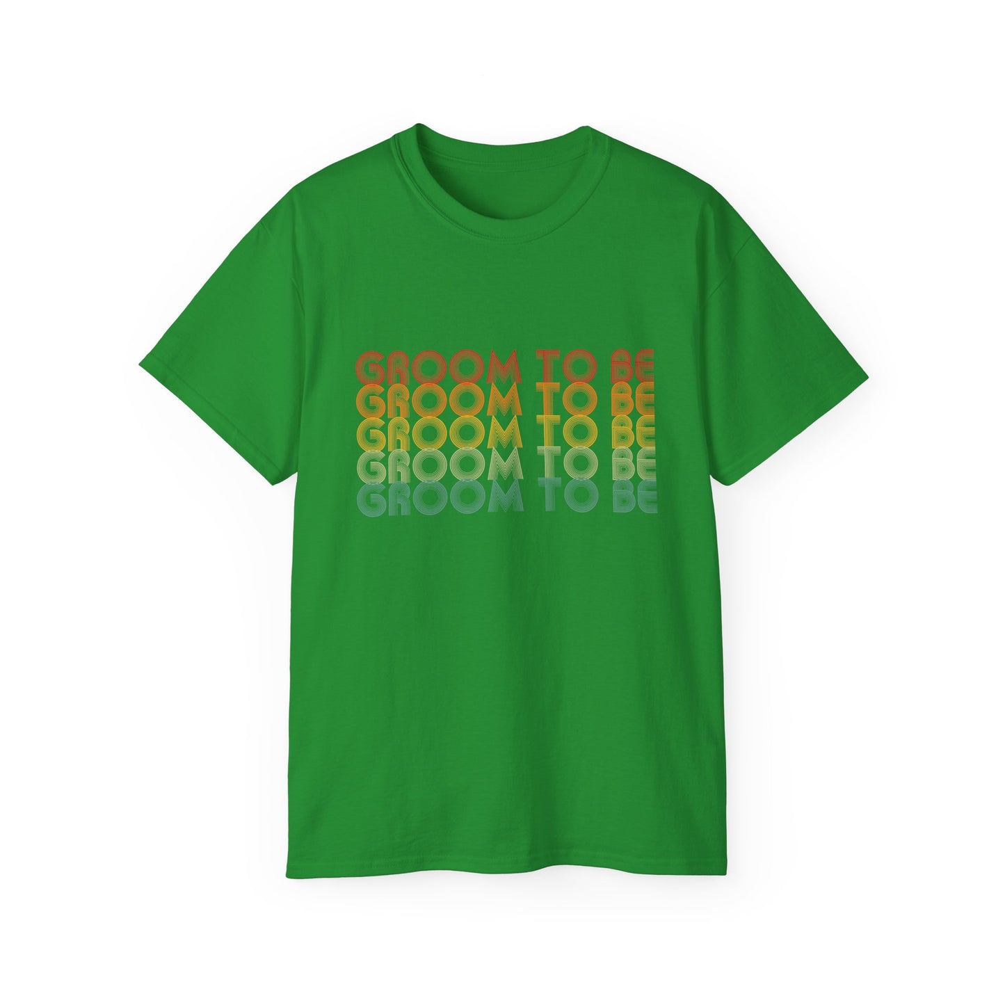 Groom To Be Engagement Party Retro Fade, S-5XL, Unisex Ultra Cotton Tee