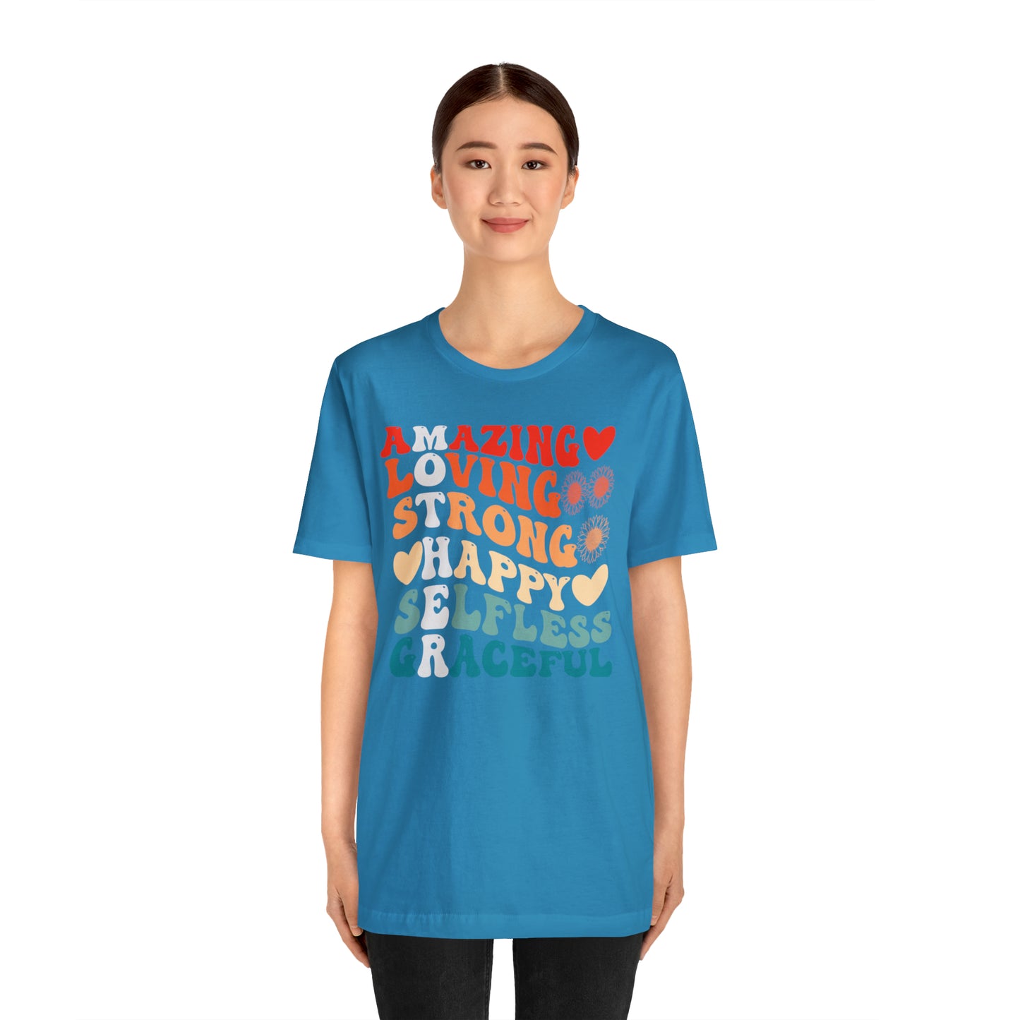 Mother's Day, Amazing Mother, XS-3XL, Unisex Jersey Short Sleeve Tee