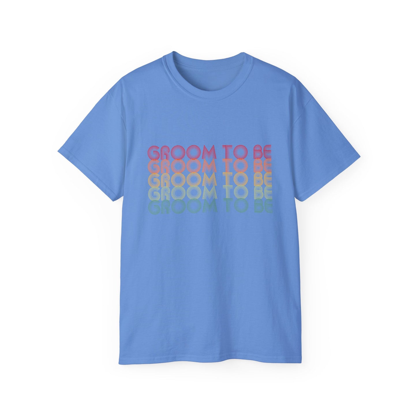 Groom To Be Engagement Party Retro Fade, S-5XL, Unisex Ultra Cotton Tee
